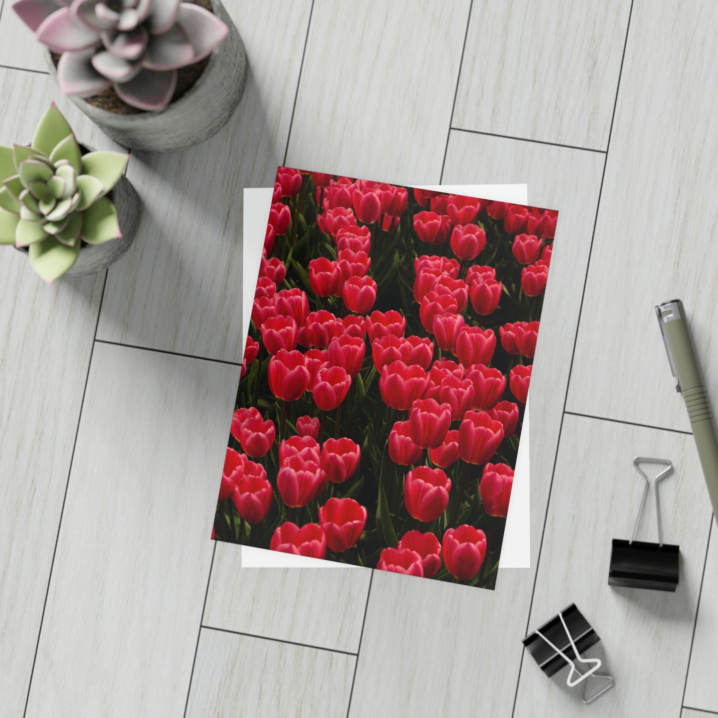 Flowers 21 Greeting Card Bundles (envelopes not included)