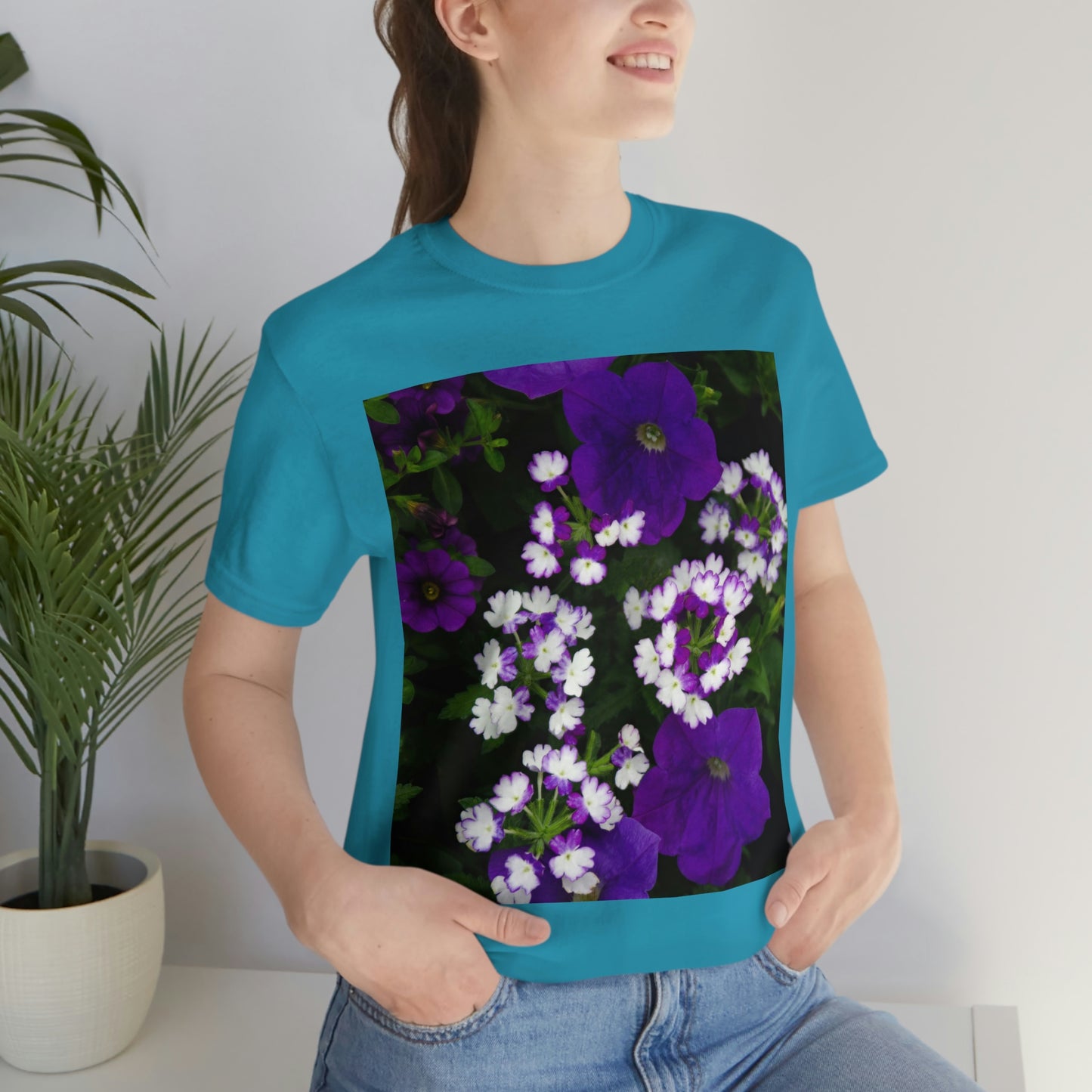 Flowers 04 Unisex Jersey Short Sleeve Tee
