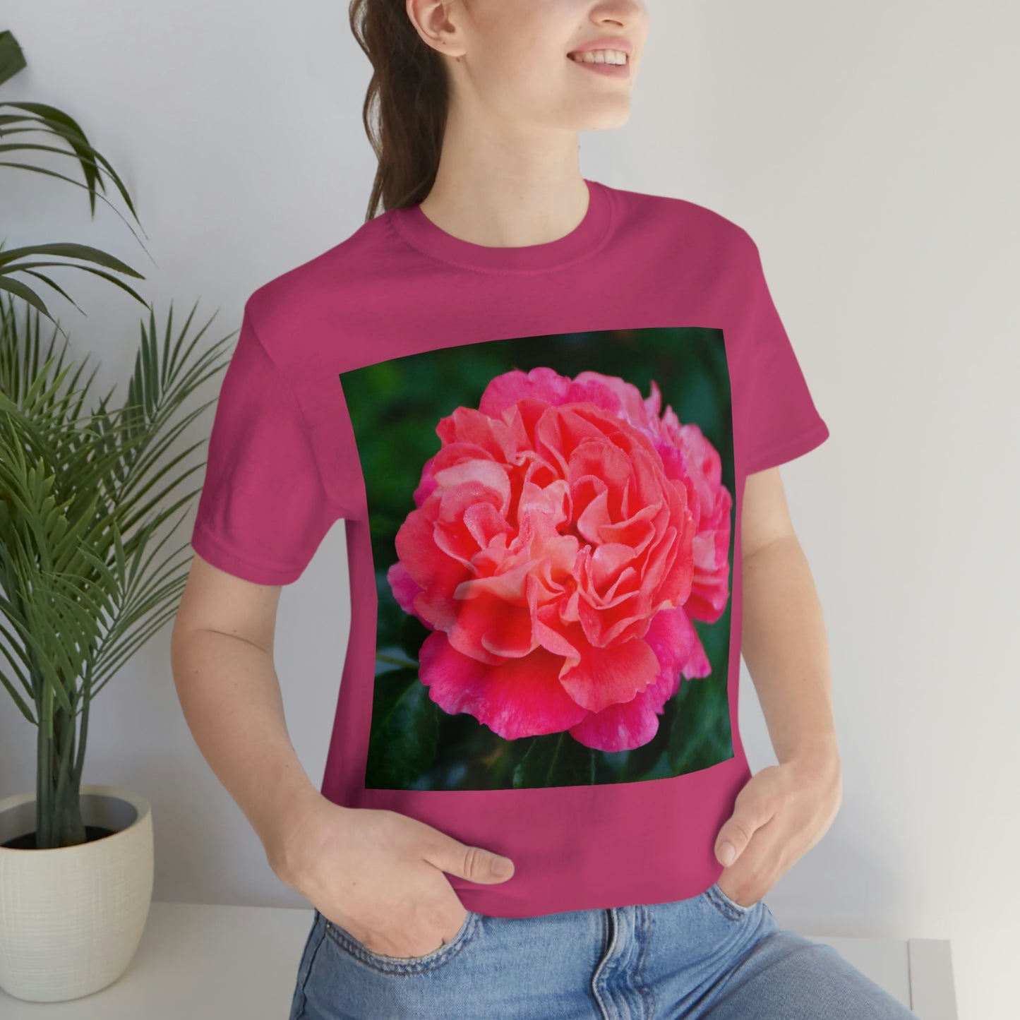Flowers 08 Unisex Jersey Short Sleeve Tee