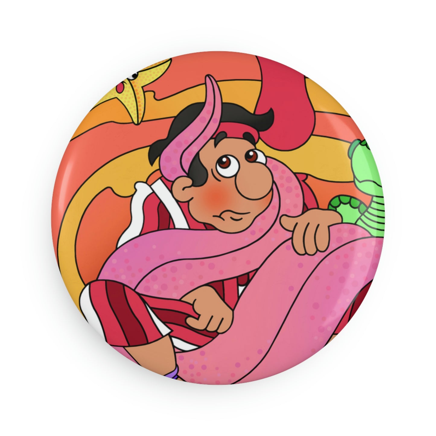 The Story of Jonah Button Magnet, Round (1 & 10 pcs)