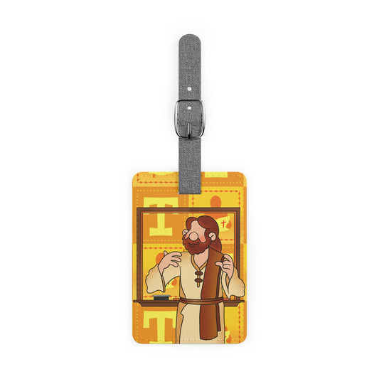 The Bible as Simple as ABC T Saffiano Polyester Luggage Tag, Rectangle