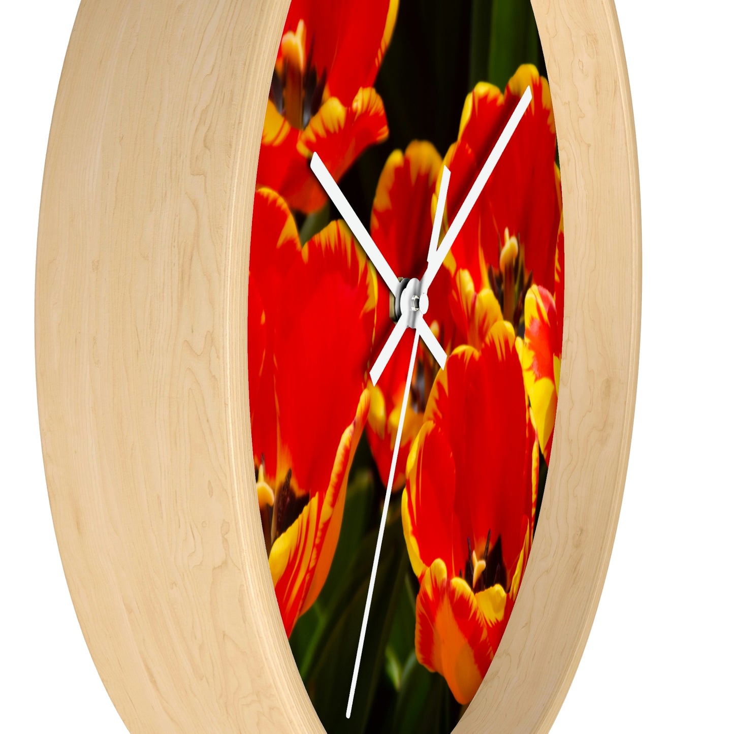 Flowers 19 Wall Clock