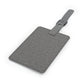 The Stone at the Door! Saffiano Polyester Luggage Tag, Rectangle