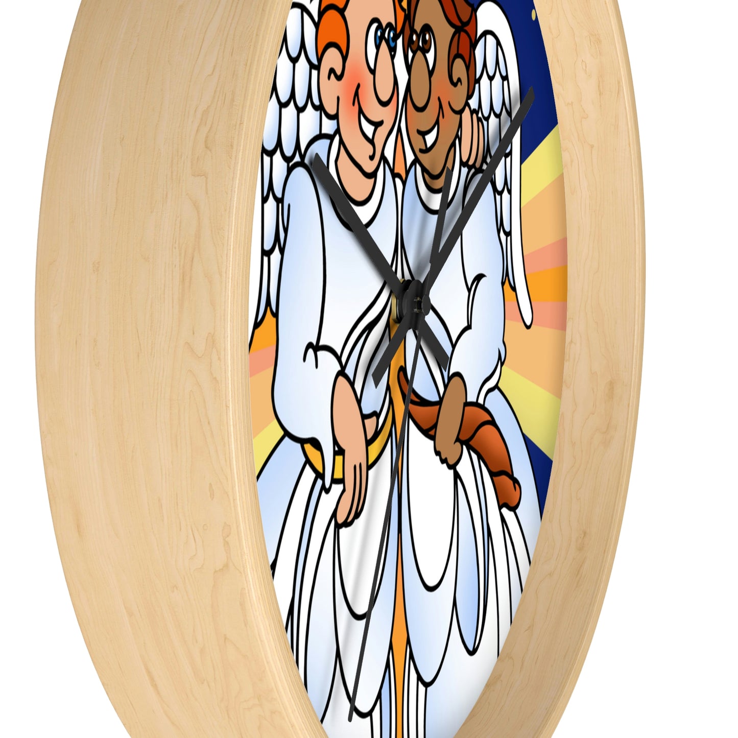 Hark and Harold Angel Sing Wall clock