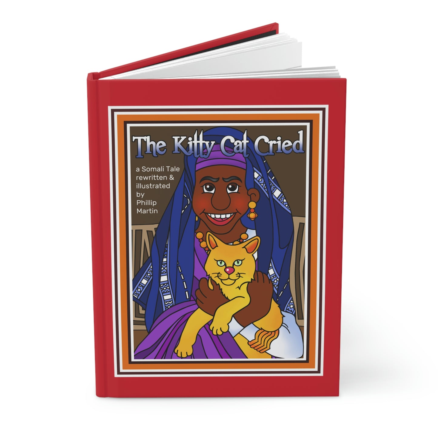 The Kitty Cat Cried Hardcover Journal Matte