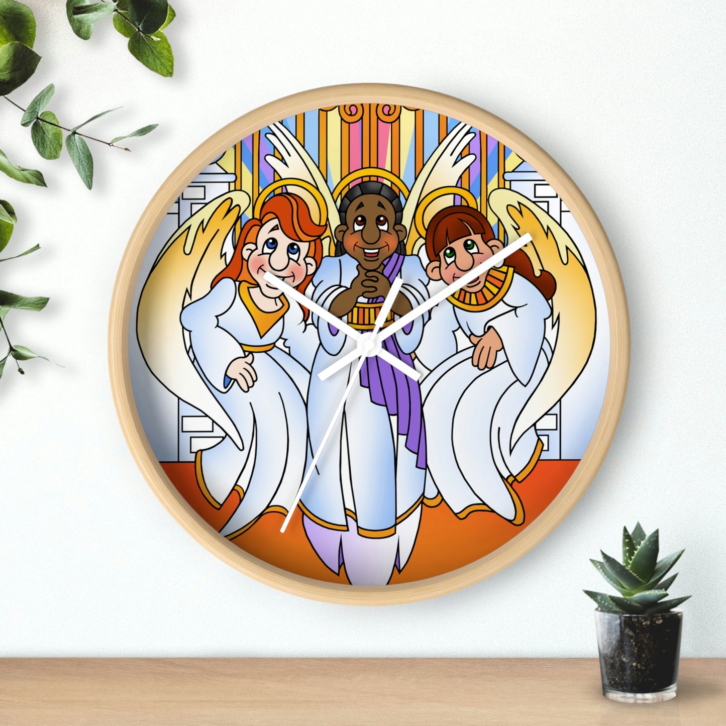 Shirley, Goodness, and Mercy Wall clock