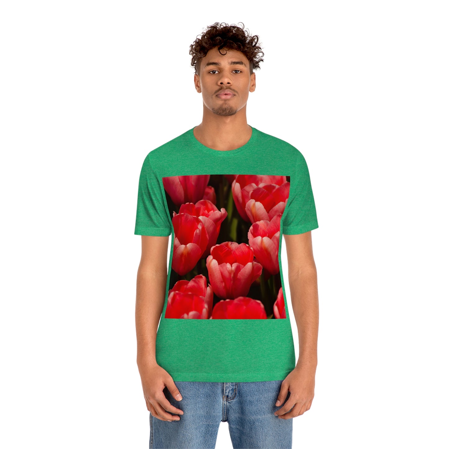 Flowers 09 Unisex Jersey Short Sleeve Tee