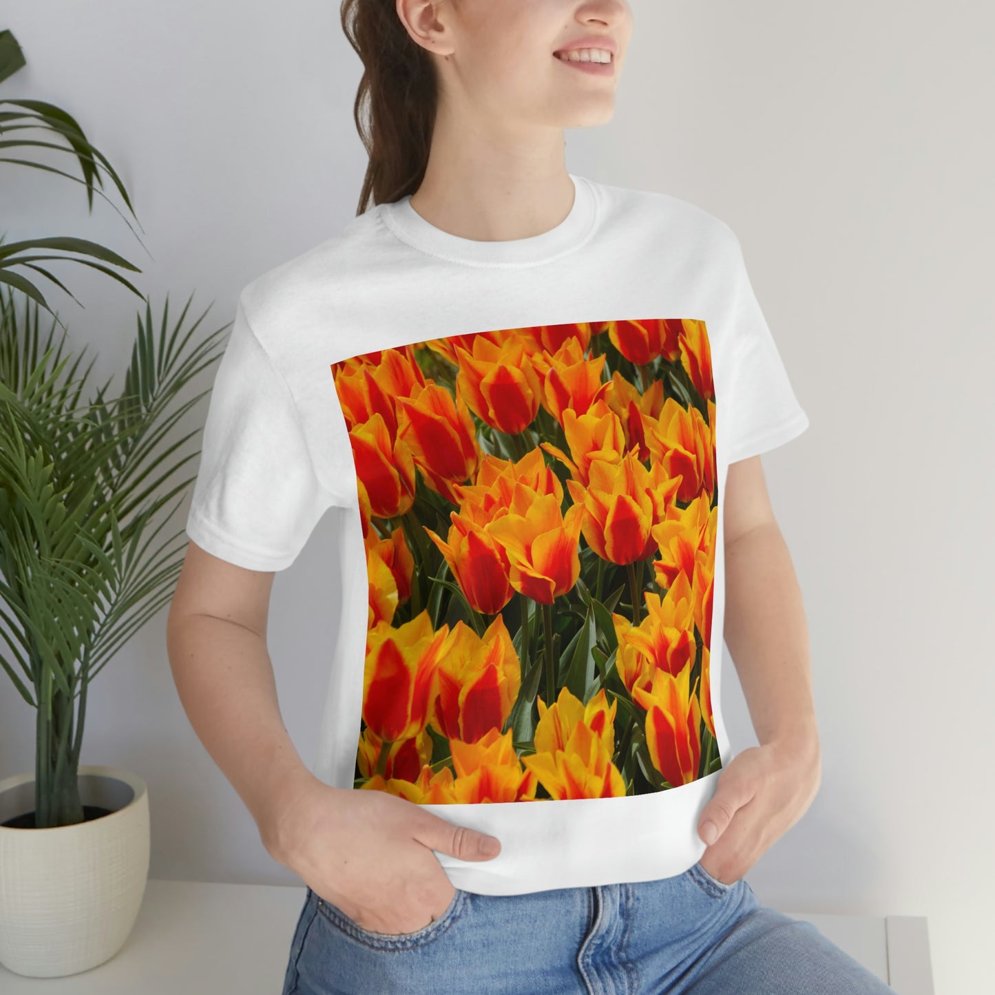Flowers 18 Unisex Jersey Short Sleeve Tee