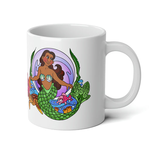 Mermaid!! Jumbo Mug, 20oz