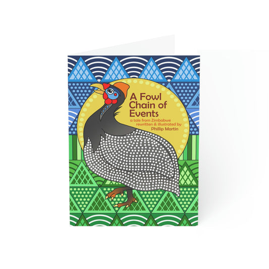 A Fowl Chain of Events Greeting Cards (1, 10, 30, and 50pcs)