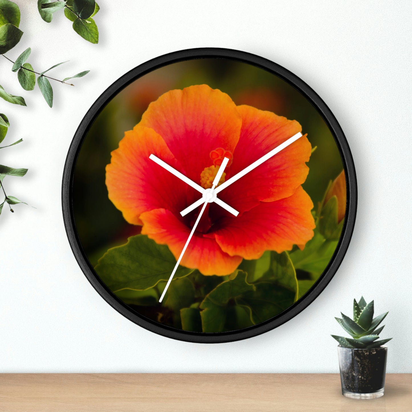 Flowers 31 Wall Clock