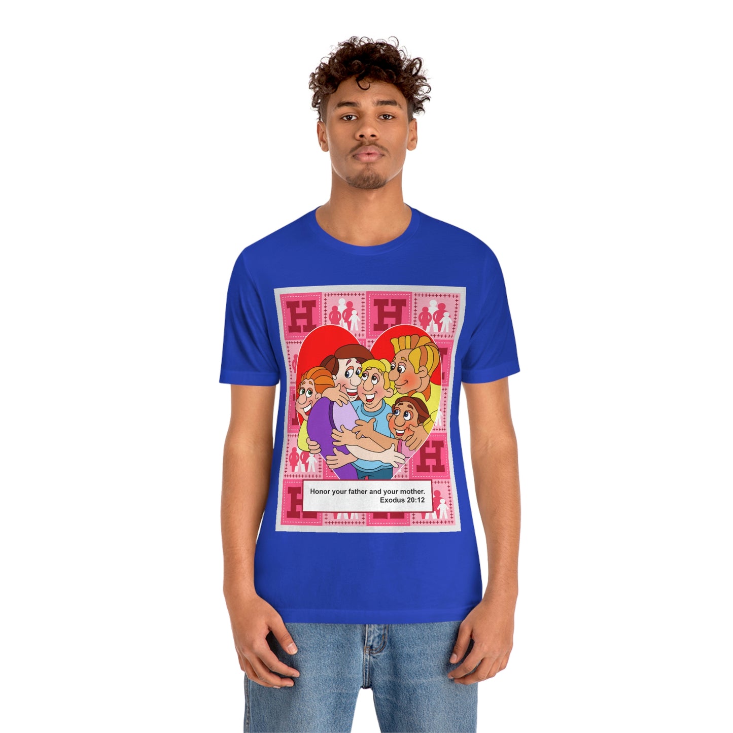 The Bible as Simple as ABC H Unisex Jersey Short Sleeve Tee