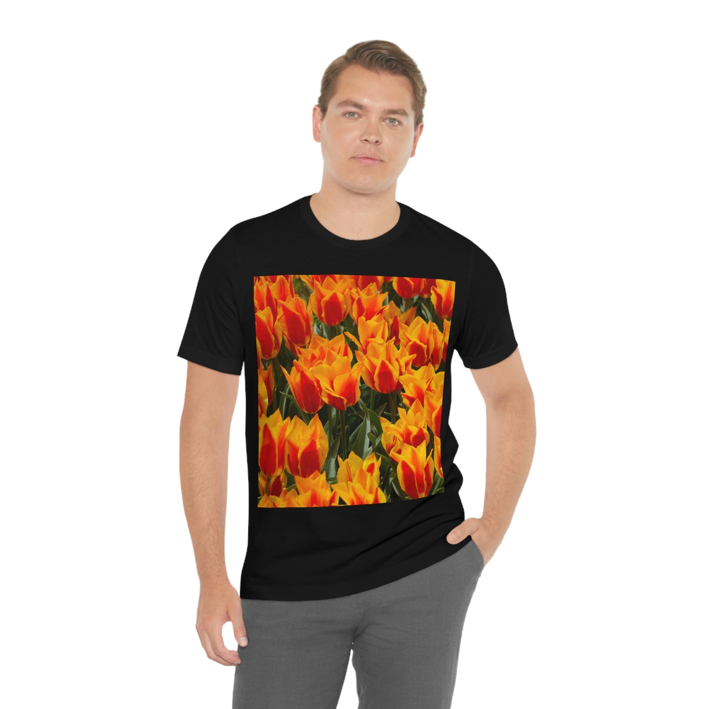 Flowers 18 Unisex Jersey Short Sleeve Tee