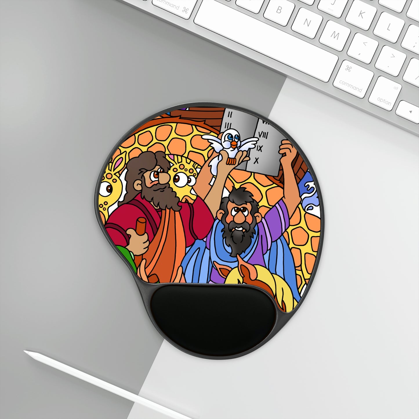 Hark and Harold Angel Sing! Mouse Pad With Wrist Rest