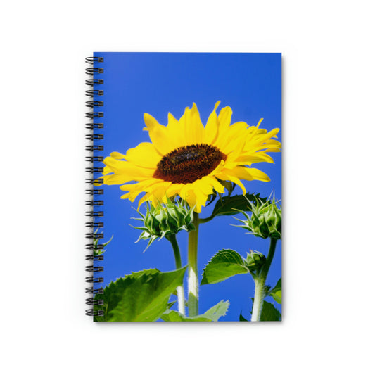 Flowers 02 Spiral Notebook - Ruled Line