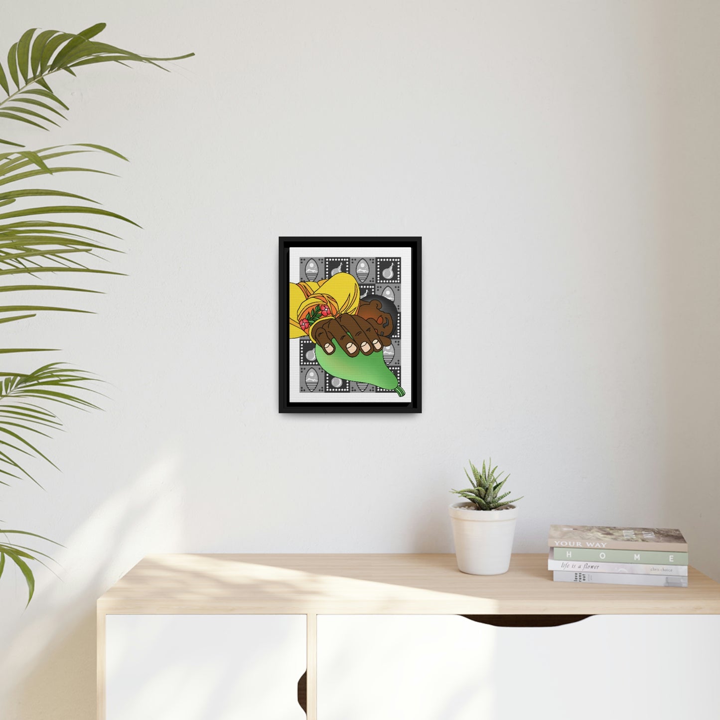 The Day that Goso Fell Matte Canvas, Black Frame