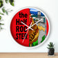 The Half Rooster Wall clock