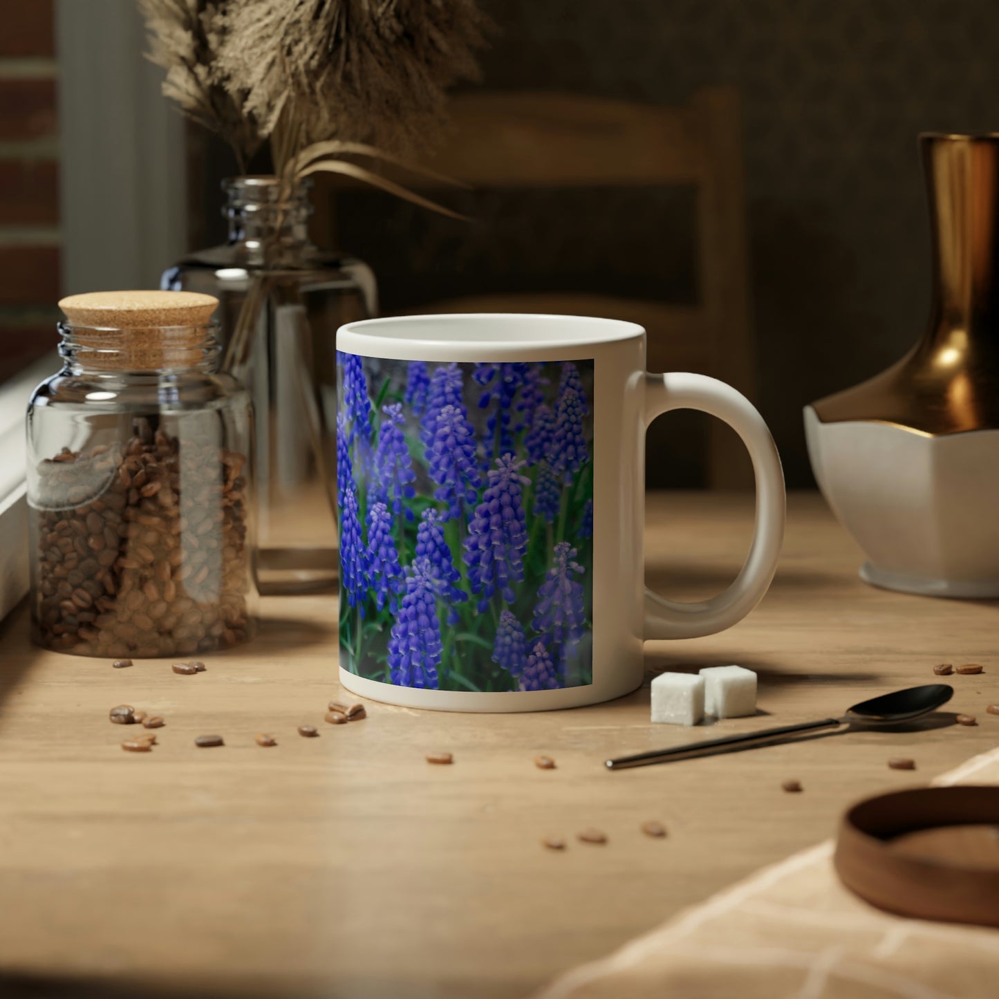 Flowers 11 Jumbo Mug, 20oz