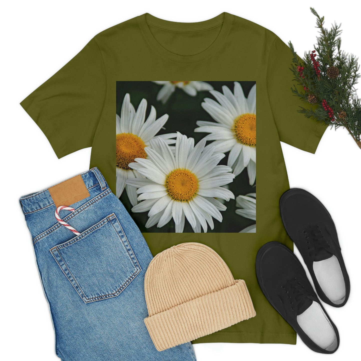 Flowers 01 Unisex Jersey Short Sleeve Tee