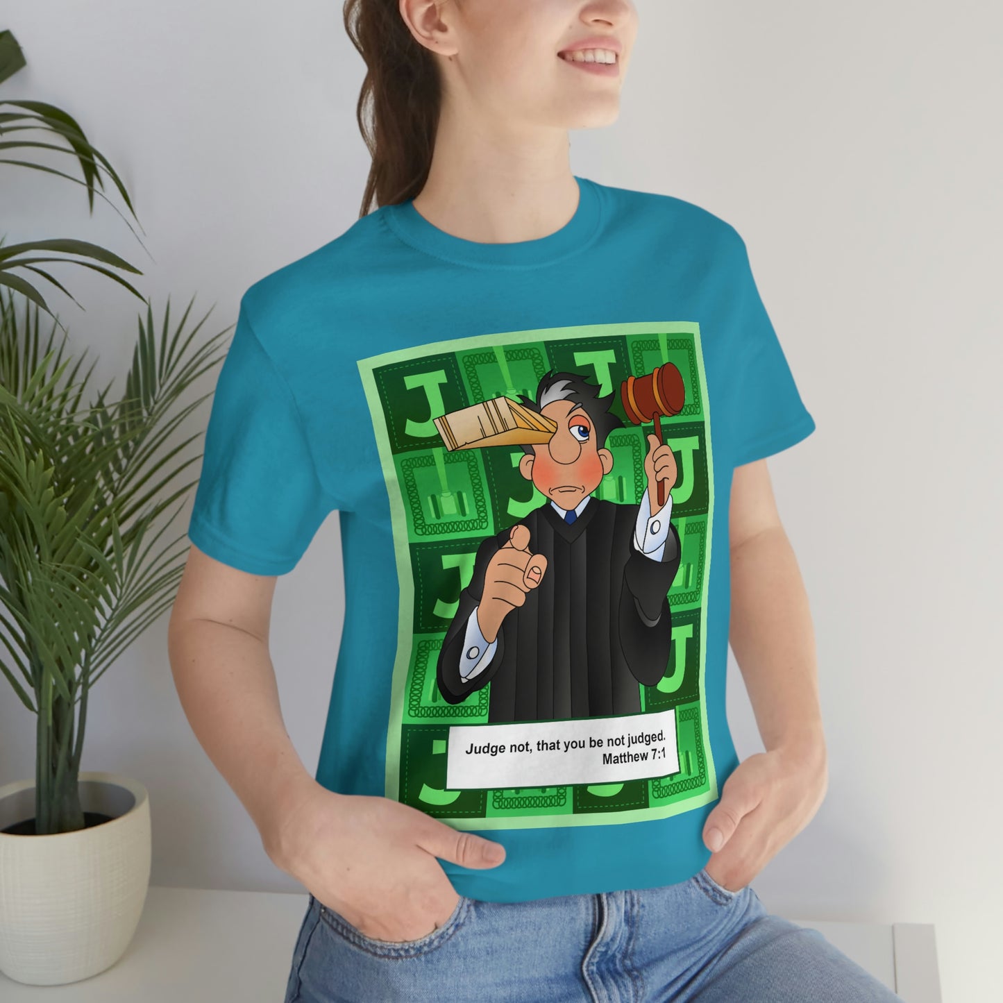 The Bible as Simple as ABC J Unisex Jersey Short Sleeve Tee