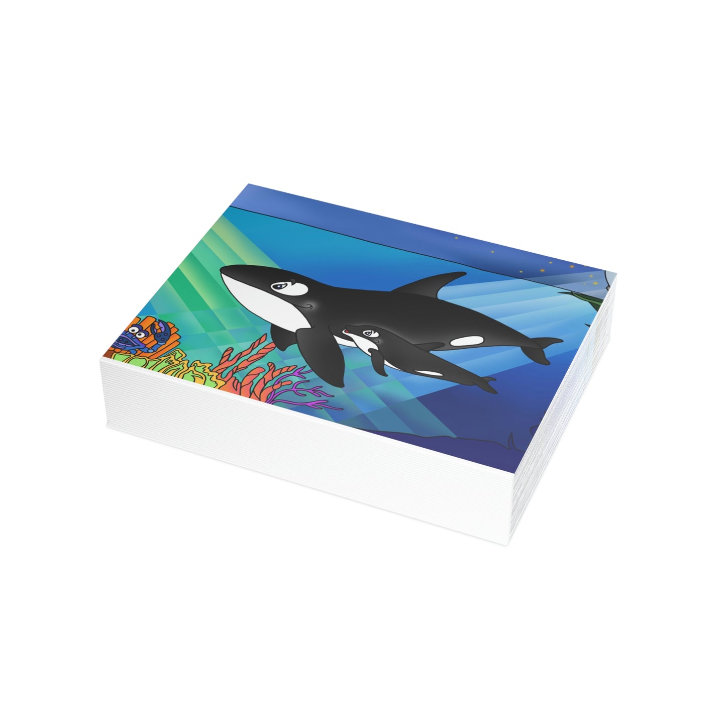 Orcas Greeting Card Bundles (envelopes not included)