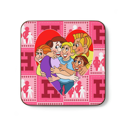 The Bible as Simple as ABC H Hardboard Back Coaster