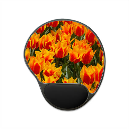 Flowers 18 Mouse Pad With Wrist Rest