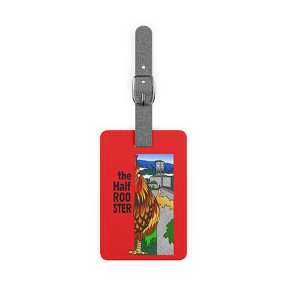 The Half Rooster Saffiano Polyester Luggage Tag, Rectangle