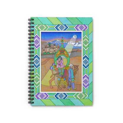 The Stone at the Door! Spiral Notebook - Ruled Line