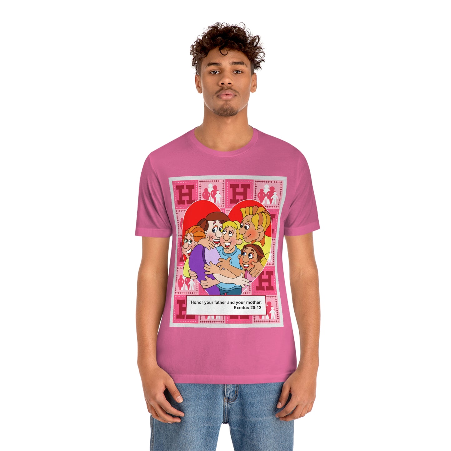 The Bible as Simple as ABC H Unisex Jersey Short Sleeve Tee