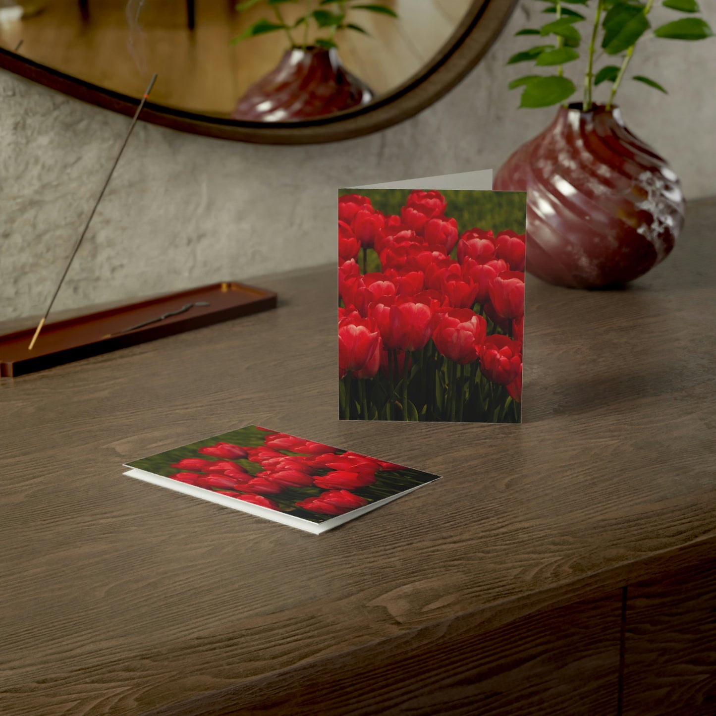 Flowers 22 Greeting Cards (1, 10, 30, and 50pcs)