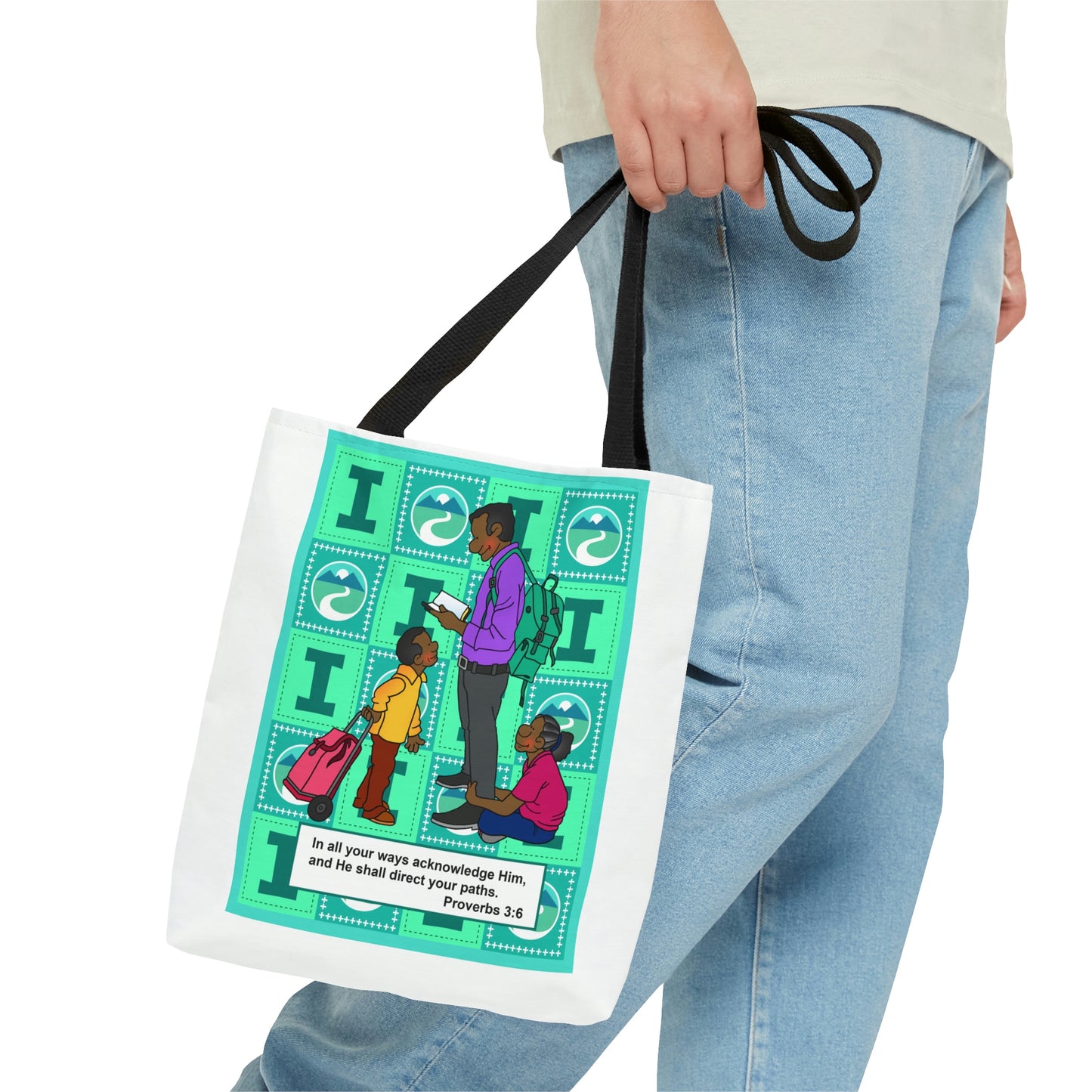 The Bible as Simple as ABC I AOP Tote Bag