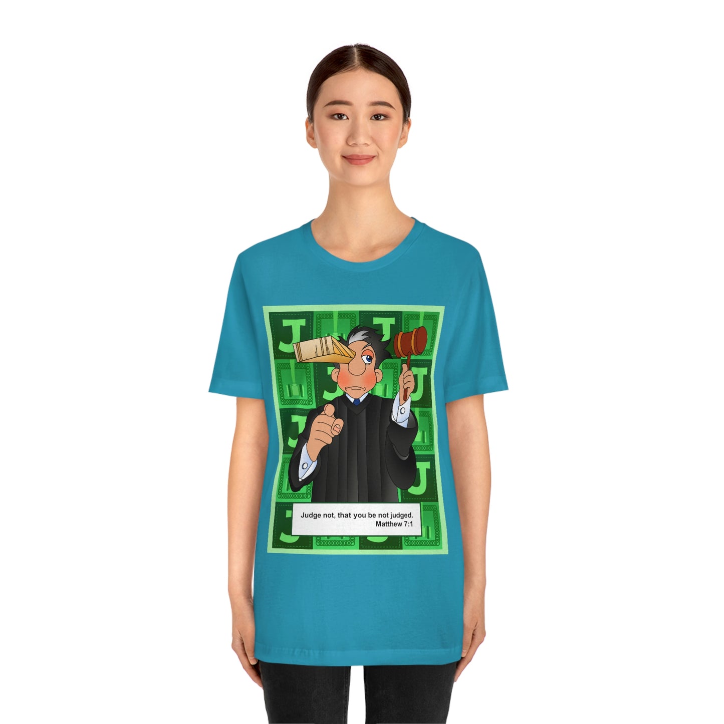 The Bible as Simple as ABC J Unisex Jersey Short Sleeve Tee