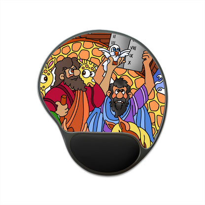 Hark and Harold Angel Sing! Mouse Pad With Wrist Rest