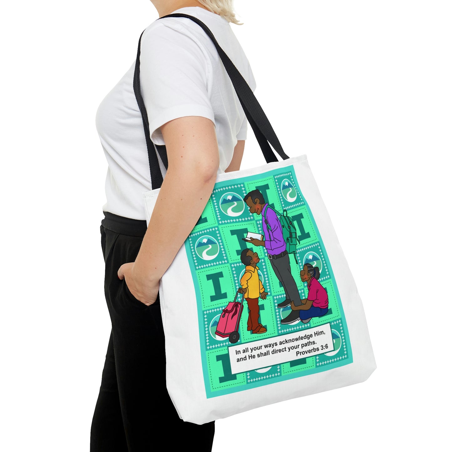 The Bible as Simple as ABC I AOP Tote Bag