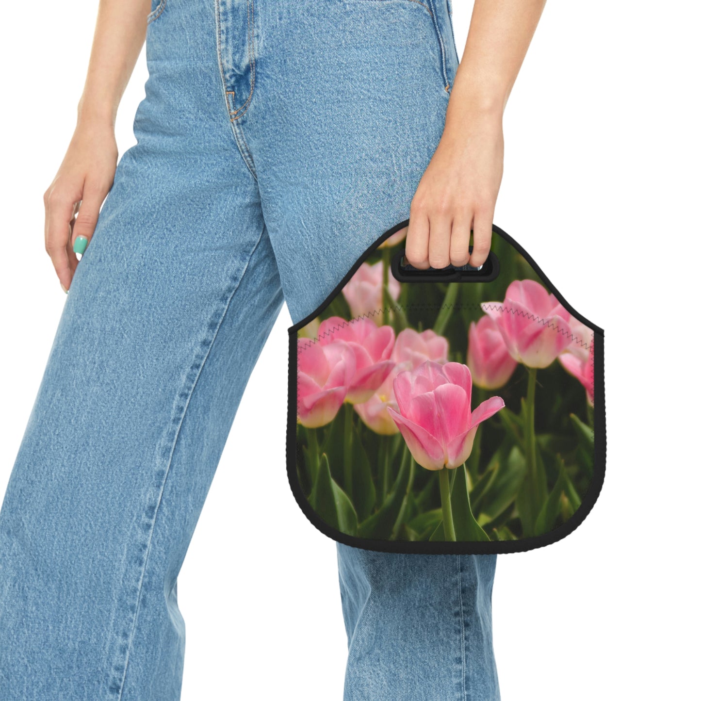 Flowers 17 Neoprene Lunch Bag