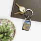 The Stone at the Door! Rectangle Photo Keyring