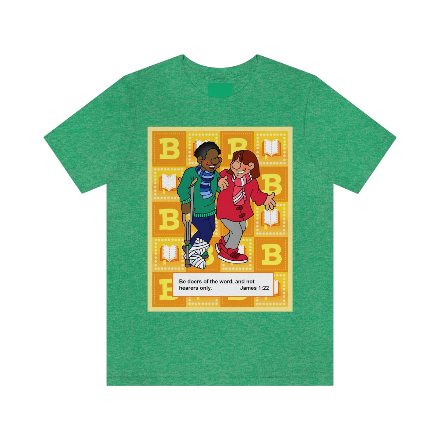 The Bible as Simple as ABC B Unisex Jersey Short Sleeve Tee