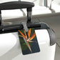 Flowers 26 Saffiano Polyester Luggage Tag, Rectangle