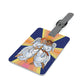 Hark and Harold Angel Sing Saffiano Polyester Luggage Tag, Rectangle