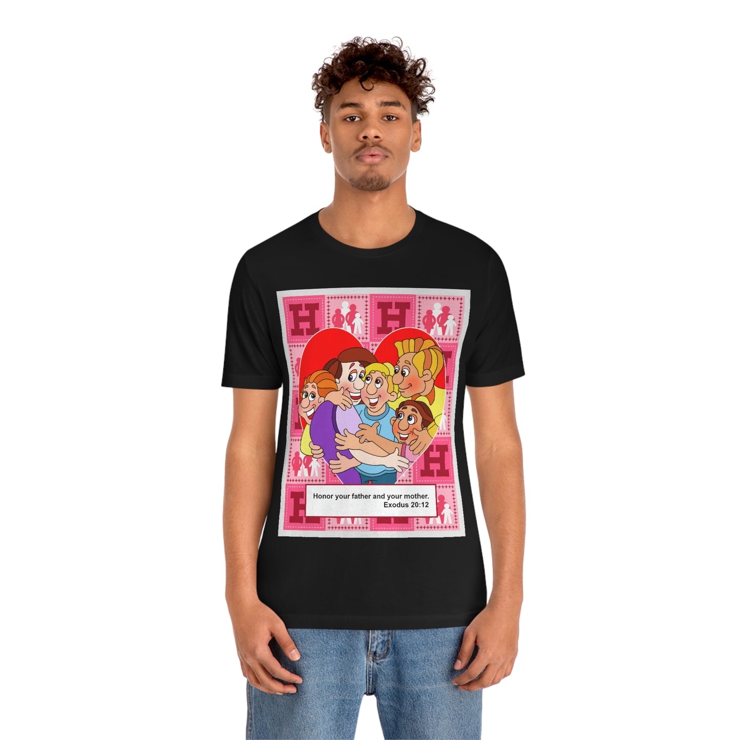 The Bible as Simple as ABC H Unisex Jersey Short Sleeve Tee