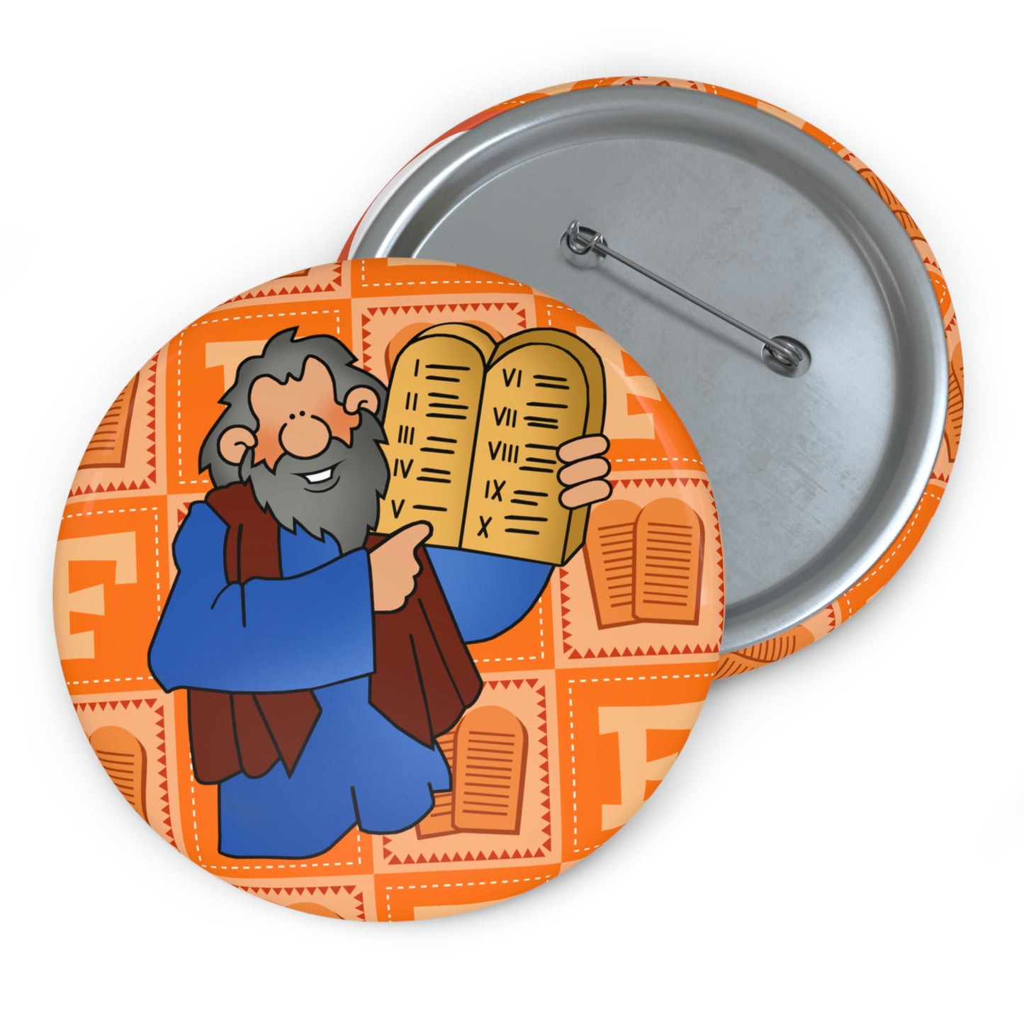 The Bible as Simple as ABC F Custom Pin Buttons