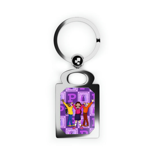 The Bible as Simple as ABC P Rectangle Photo Keyring