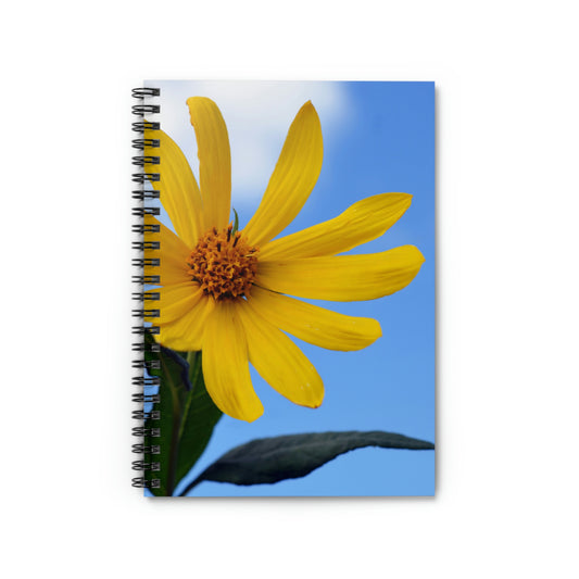 Flowers 32 Spiral Notebook - Ruled Line