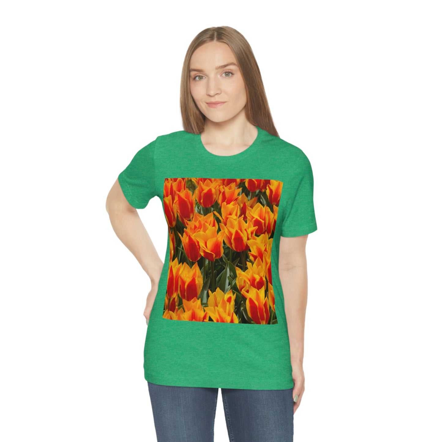 Flowers 18 Unisex Jersey Short Sleeve Tee