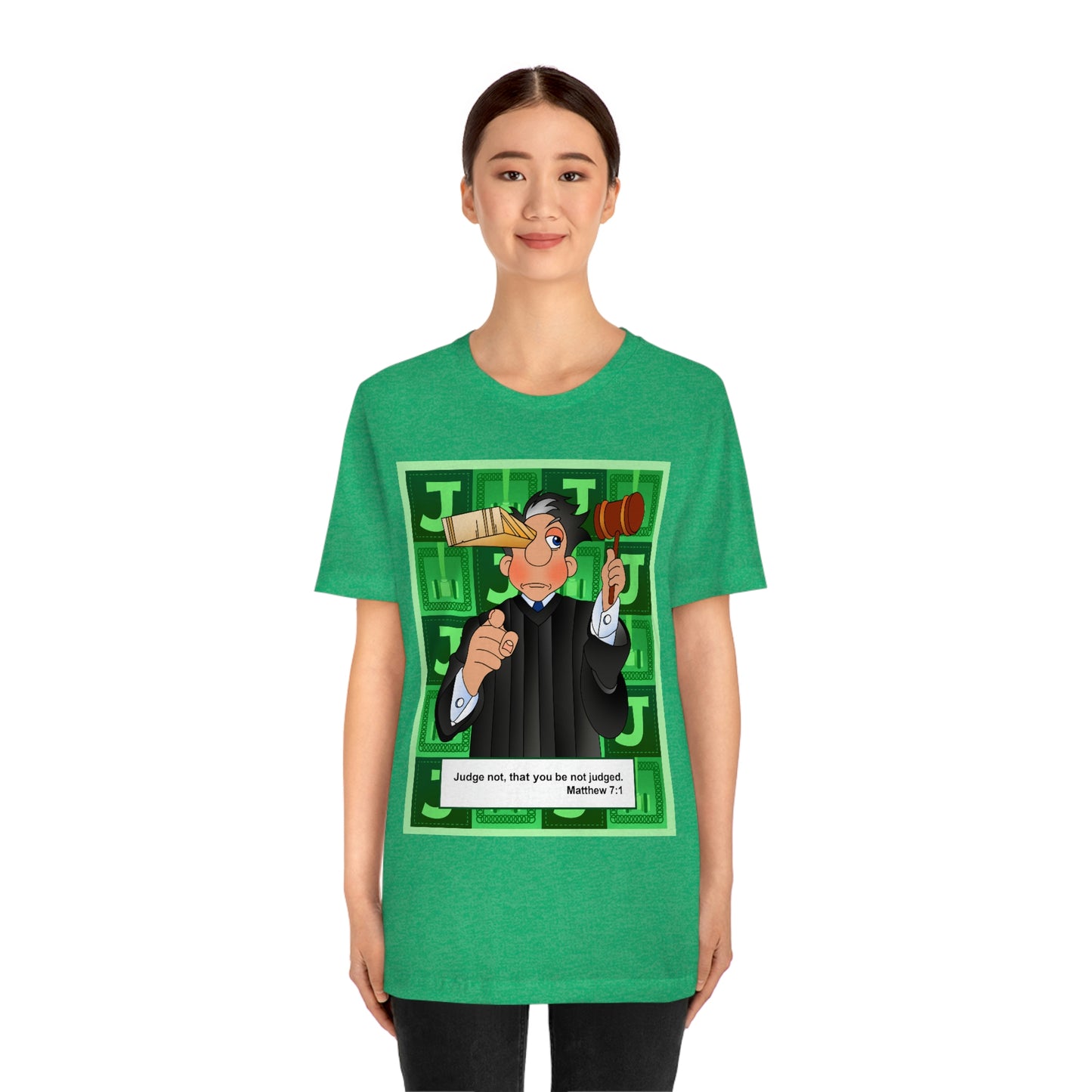 The Bible as Simple as ABC J Unisex Jersey Short Sleeve Tee