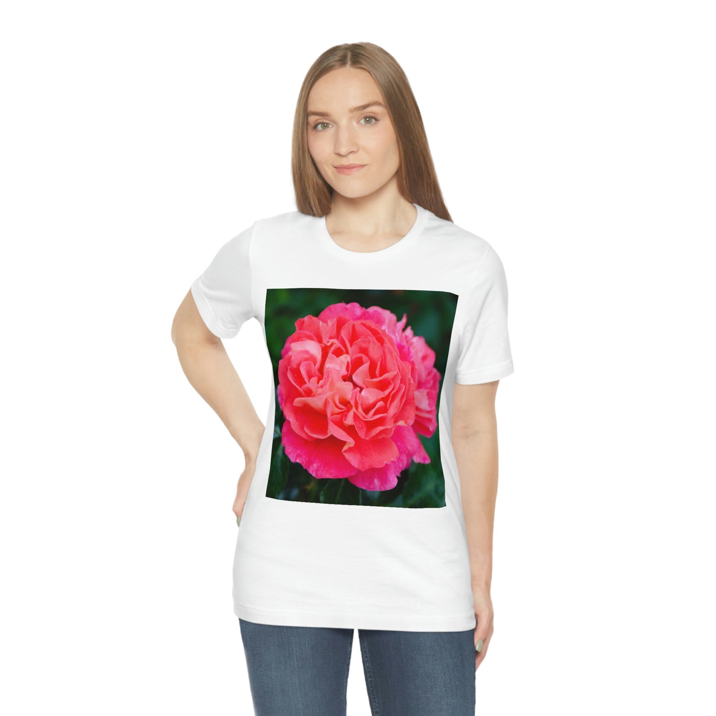 Flowers 08 Unisex Jersey Short Sleeve Tee
