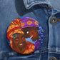 The Paramount Chief and One Wise Woman Custom Pin Buttons