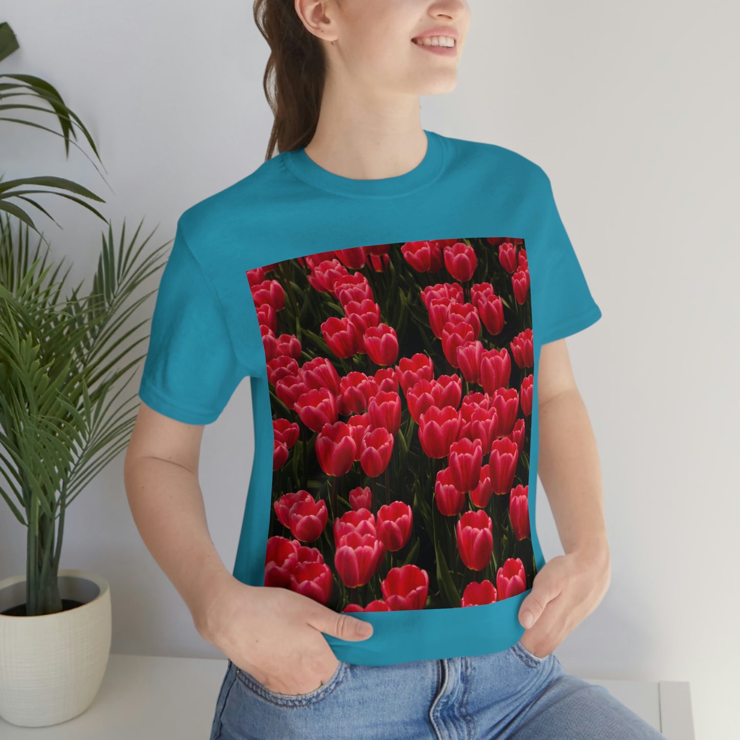 Flowers 24 Unisex Jersey Short Sleeve Tee
