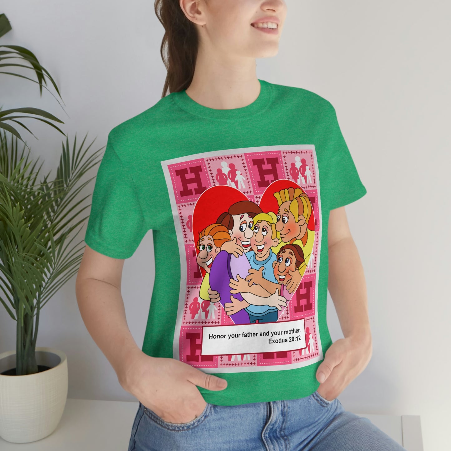 The Bible as Simple as ABC H Unisex Jersey Short Sleeve Tee